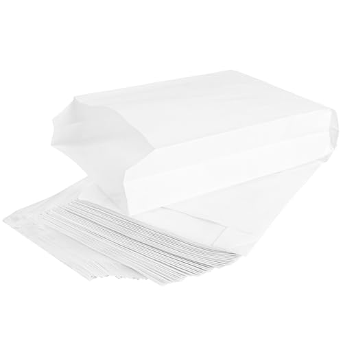 LOLYSIC 200 Kleine Weiße Papiertüten, Sandwichtüten, 12 × 4 × 20 cm Kraftpapier Tüten, Mini-Papiertüten, Butterbrottüten, Bonbontüten, für DIY-Papiertüten Adventskalender, Verpackungstüten LOLYSIC 200 Kleine Weiße Papiertüten, Sandwichtüten, 12 × 4 × 20 cm Kraftpapier Tüten, Mini-Papiertüten, Butterbrottüten, Bonbontüten, für DIY-Papiertüten Adventskalender, Verpackungstüten von LOLYSIC
