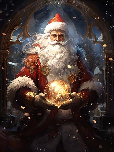 LOMSIOY DIY Diamond Painting Set Weihnachtsmann 5D Diamant Painting Bilder Weihnachten Mit Zubehör für Voll Full Drill Strass Stickerei Diamant Malerei Kristall Erwachsene Home Wall Décor 30×40 cm LOMSIOY DIY Diamond Painting Set Weihnachtsmann 5D Diamant Painting Bilder Weihnachten Mit Zubehör für Voll Full Drill Strass Stickerei Diamant Malerei Kristall Erwachsene Home Wall Décor 30×40 cm von LOMSIOY