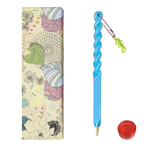 LOMSIOY Diamond Painting Stift,Streaming Blue Diamond Art Zubehör Set Plastic Diamond Embroidery Pen Art Spot Drill Pen Tool für Diamond Painting Craft DIY Zubehör LOMSIOY Diamond Painting Stift,Streaming Blue Diamond Art Zubehör Set Plastic Diamond Embroidery Pen Art Spot Drill Pen Tool für Diamond Painting Craft DIY Zubehör von LOMSIOY