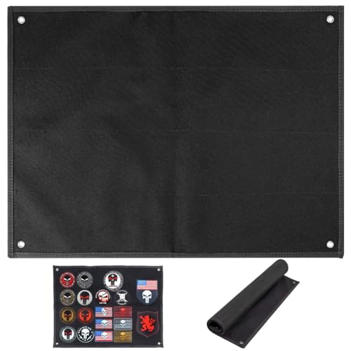 LOMUG Patches Klett Wand, Schwarz Hängend Patch-Sammeltafel Taktische Klettfläche Patch-Display-Platte Organizer Tafel zum Schlaufe-Embleme Abzeichen LOMUG Patches Klett Wand, Schwarz Hängend Patch-Sammeltafel Taktische Klettfläche Patch-Display-Platte Organizer Tafel zum Schlaufe-Embleme Abzeichen von LOMUG