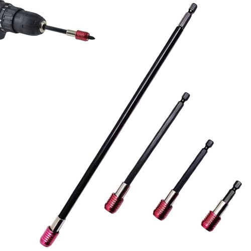 LONGHAO 4 pcs Bit Verlängerung 60/100/150/300mm Bithalter 1/4 Sechskantschaft Universal Bithalter Bithalter Bohrer Verlängerung Schraubendreherbits Schnellwechsel Bithalter,für Schraubendreher (#1) LONGHAO 4 pcs Bit Verlängerung 60/100/150/300mm Bithalter 1/4 Sechskantschaft Universal Bithalter Bithalter Bohrer Verlängerung Schraubendreherbits Schnellwechsel Bithalter,für Schraubendreher (#1) von LONGHAO