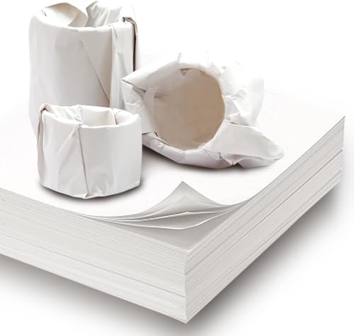 Kleines Packpapier zum Umzug, 100 Blatt, zum Schutz von zerbrechlichem Porzellan und Gläsern, Geschenkpapier für Versand und Umzugskartonfüller, 30,5 x 30,5 cm (200 Blatt) von LONGTEAM