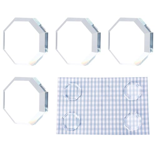 LONGWIN 4 Stück Glasmuster-Gewichte zum Nähen, Stoffgewichte für Stoff, Schneidern, Proben, Schneiden, Papierbeschwerer, Zubehör LONGWIN 4 Stück Glasmuster-Gewichte zum Nähen, Stoffgewichte für Stoff, Schneidern, Proben, Schneiden, Papierbeschwerer, Zubehör von LONGWIN