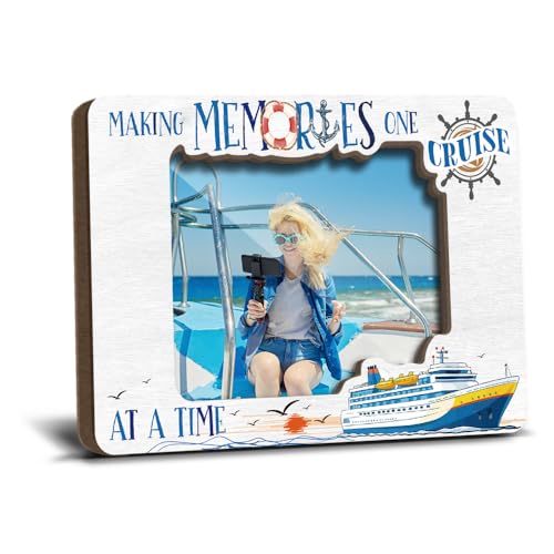 Making Memories YT0240 magnetischer Bilderrahmen für den Kühlschrank, für Urlaub, Flitterwochen, Freunde, Familie, Paare, Kühlschrank, Zuhause, Schließfach, Büro, Dekoration, Holz, 6,3 x 8,9 cm von LONLONBANG