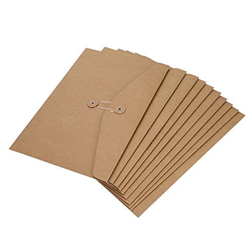 Dokumententasche 10 Stück Kraftpapier Dokumentenmappe A4 Ordnungsmappe Sammelmappe Büro Schule Aktenordner Datei Dokumente Organizer Sammler Robuste Brieftasche Umschläge Business Projekt Beutel Dokumententasche 10 Stück Kraftpapier Dokumentenmappe A4 Ordnungsmappe Sammelmappe Büro Schule Aktenordner Datei Dokumente Organizer Sammler Robuste Brieftasche Umschläge Business Projekt Beutel von LONTG