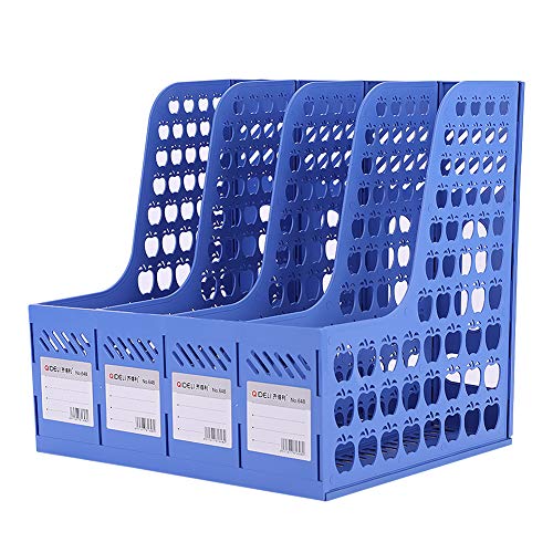 Stehsammler Plastik Schreibtisch Organizer mit 4 Fächern Büro Desktop Stehordner Dokument Bücher Halter Verdickte Dokumentenablage Kunststoff Zeitschriftensammler Archivsammler 235 x 265 x310 mm Stehsammler Plastik Schreibtisch Organizer mit 4 Fächern Büro Desktop Stehordner Dokument Bücher Halter Verdickte Dokumentenablage Kunststoff Zeitschriftensammler Archivsammler 235 x 265 x310 mm von LONTG