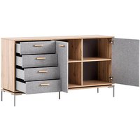 LOOKS by Wolfgang Joop Sideboard, 701730 eiche, grau 154,6 x 45,0 x 85,7 cm LOOKS by Wolfgang Joop Sideboard, 701730 eiche, grau 154,6 x 45,0 x 85,7 cm von LOOKS by Wolfgang Joop