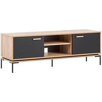 LOOKS by Wolfgang Joop Sideboard, 701734 eiche, schwarz 154,6 x 45,0 x 53,7 cm von LOOKS by Wolfgang Joop