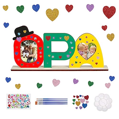 LOOPES Opa Geschenk Geburtstag Bester Opa Geschenk Holz Bilderrahmen OPA Holzbuchstaben Geschenk Großvater Holznamen Bemalen und Fotos ankleben Geschenkideen für Geburtstag Vatertag Weihnachten LOOPES Opa Geschenk Geburtstag Bester Opa Geschenk Holz Bilderrahmen OPA Holzbuchstaben Geschenk Großvater Holznamen Bemalen und Fotos ankleben Geschenkideen für Geburtstag Vatertag Weihnachten von LOOPES