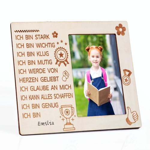 LOOPES Schulanfang Geschenk Kinder Bilderrahmen Schulkind Geschenk Ermutigung Rahmen Holz Fotorahmen Einschulung Tischdeko für Mädchen Jungen Schuleinführung Geschenke Einschulung Weihnachten LOOPES Schulanfang Geschenk Kinder Bilderrahmen Schulkind Geschenk Ermutigung Rahmen Holz Fotorahmen Einschulung Tischdeko für Mädchen Jungen Schuleinführung Geschenke Einschulung Weihnachten von LOOPES
