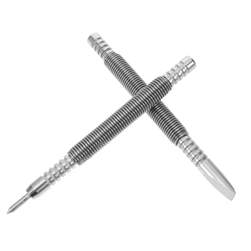 LOORGVEL 1 Satz Federgeladenes Nagel Set Präzise Center Punches für Holz und Metallbearbeitung Dual Head Design Langlebig und Zuverlässig für DIY Projekte und Präzises Bohren von LOORGVEL