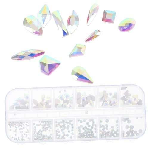 LOORGVEL 1 Schachtel DIY Strasssteine Fächer Hochglänzende Glitzersteine Nageldekorationen Nagelkunst Zubehör für Kreative Nail Art und DIY Bastelprojekte LOORGVEL 1 Schachtel DIY Strasssteine Fächer Hochglänzende Glitzersteine Nageldekorationen Nagelkunst Zubehör für Kreative Nail Art und DIY Bastelprojekte von LOORGVEL