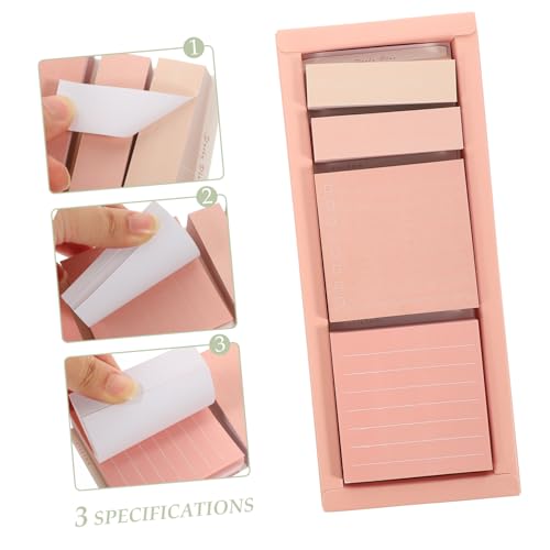 LOORGVEL 1 Schachtel Kleine Selbstklebende Haftnotizen in Zarten Pastellfarben Glatte Schreiboberfläche Wiederablösbar für Schule Büro und Zuhause Praktische Memo pads zum Markieren und von LOORGVEL