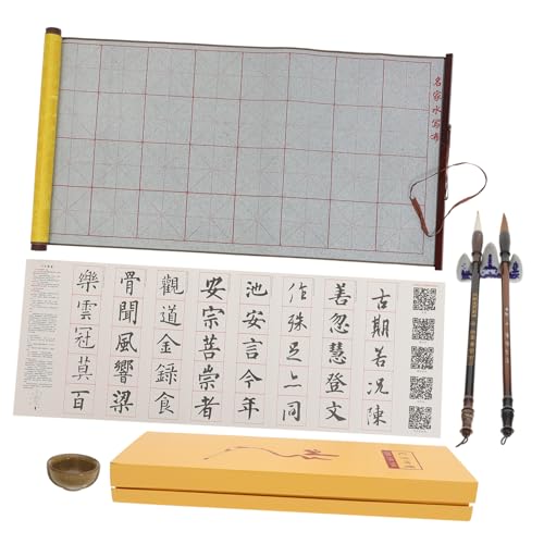 LOORGVEL 1 Schachtel Wiederverwendbares Kalligraphie mit Wasser Schreibtuch Magisches Übungstuch für Anfänger und Fortgeschrittene Vielseitig für Chinesische Kalligraphie und Malerei LOORGVEL 1 Schachtel Wiederverwendbares Kalligraphie mit Wasser Schreibtuch Magisches Übungstuch für Anfänger und Fortgeschrittene Vielseitig für Chinesische Kalligraphie und Malerei von LOORGVEL