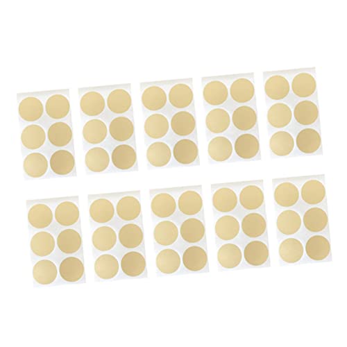 LOORGVEL 10 Blatt Bögen Goldene Scratch Off Sticker Runde Aufkleber DIY Rubbel Etiketten Geschenkdekor Selbstklebend mit Starker Haftung für Karten Geschenke Party und Bastelprojekte LOORGVEL 10 Blatt Bögen Goldene Scratch Off Sticker Runde Aufkleber DIY Rubbel Etiketten Geschenkdekor Selbstklebend mit Starker Haftung für Karten Geschenke Party und Bastelprojekte von LOORGVEL