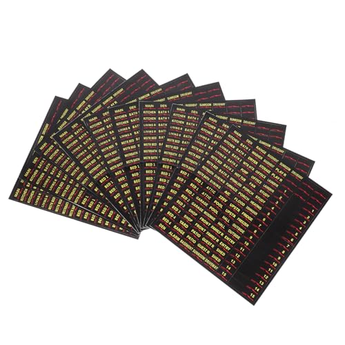 LOORGVEL 10 Blatt Teiliges Bunte Sicherungskasten Beschriftung Aufkleber Selbstklebend Elektrische Schaltkasten Etiketten für Übersichtliche Unterbrecher Klassifizierung und Einfache LOORGVEL 10 Blatt Teiliges Bunte Sicherungskasten Beschriftung Aufkleber Selbstklebend Elektrische Schaltkasten Etiketten für Übersichtliche Unterbrecher Klassifizierung und Einfache von LOORGVEL