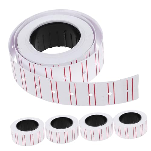LOORGVEL 10 Rollen Preisetikettenpapier für Preisauszeichner Selbstklebend Glatte Oberfläche Schnelle Trocknung Leicht Ablösbar Geeignet für Einzelhandel Lager und Kleine Unternehmen Weiß LOORGVEL 10 Rollen Preisetikettenpapier für Preisauszeichner Selbstklebend Glatte Oberfläche Schnelle Trocknung Leicht Ablösbar Geeignet für Einzelhandel Lager und Kleine Unternehmen Weiß von LOORGVEL