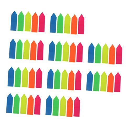 LOORGVEL 10 Sätze Selbstklebende Haftnotizen in Neonfarben Beschriftbare Index Sticker für Büro Lesezeichen Memo Pads zum Markieren und Organisieren von Dokumenten Büchern und Akten LOORGVEL 10 Sätze Selbstklebende Haftnotizen in Neonfarben Beschriftbare Index Sticker für Büro Lesezeichen Memo Pads zum Markieren und Organisieren von Dokumenten Büchern und Akten von LOORGVEL