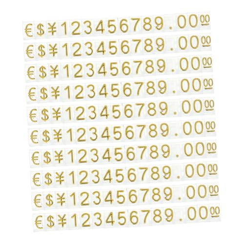 LOORGVEL 10 Saiten Teiliges Preisschild aus Transparentem Stabiler Würfel Preisständer mit Klarer Zahlenanzeige für Schmuck Uhren und Einzelhandel zur Übersichtlichen Preisanzeige LOORGVEL 10 Saiten Teiliges Preisschild aus Transparentem Stabiler Würfel Preisständer mit Klarer Zahlenanzeige für Schmuck Uhren und Einzelhandel zur Übersichtlichen Preisanzeige von LOORGVEL