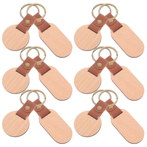 LOORGVEL 10 Stück Teiliges Blanko Schlüsselanhänger aus Massivem Buchenholz Gravierbar Glatte Oberfläche Robust und Langlebig Geeignet für DIY Basteln Auto Hausschlüssel Personalisierbar LOORGVEL 10 Stück Teiliges Blanko Schlüsselanhänger aus Massivem Buchenholz Gravierbar Glatte Oberfläche Robust und Langlebig Geeignet für DIY Basteln Auto Hausschlüssel Personalisierbar von LOORGVEL