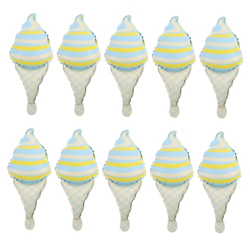 LOORGVEL 10 Stück Teiliges Eiscreme Luftballons aus Aluminiumfolie Langlebige Partydeko für Geburtstag Shower und Sommerfeste Einzigartiges Eiscreme Design Einfache Handhabung Vielseitig LOORGVEL 10 Stück Teiliges Eiscreme Luftballons aus Aluminiumfolie Langlebige Partydeko für Geburtstag Shower und Sommerfeste Einzigartiges Eiscreme Design Einfache Handhabung Vielseitig von LOORGVEL