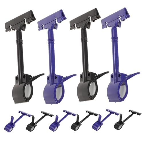 LOORGVEL 10 Stück Teiliges Etikettenhalter mit Doppelseitigen Clips Stabile Kunststoff Preisschild Halter für Geschäft Supermarkt Ausstellung Flexibel Drehbar Schwarz und Blau Vielseitig LOORGVEL 10 Stück Teiliges Etikettenhalter mit Doppelseitigen Clips Stabile Kunststoff Preisschild Halter für Geschäft Supermarkt Ausstellung Flexibel Drehbar Schwarz und Blau Vielseitig von LOORGVEL