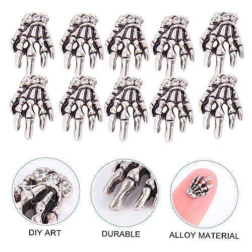 LOORGVEL 10 Stück Teiliges Nageldesign Alloy Hand Drills Nail Art Dekoration Langlebig für Maniküre Diy Nagelkunst Zubehör für Professionelle und Private Anwendung LOORGVEL 10 Stück Teiliges Nageldesign Alloy Hand Drills Nail Art Dekoration Langlebig für Maniküre Diy Nagelkunst Zubehör für Professionelle und Private Anwendung von LOORGVEL