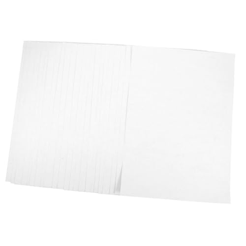 LOORGVEL 100 Blatt Selbstklebende Druckbare Etiketten Blanko Sticker Papier für Tintenstrahldrucker Kopierer Geeignet zur Beschriftung und Organisation von Dokumenten und Behältern von LOORGVEL