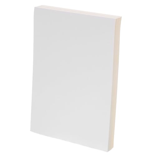 LOORGVEL 100 Blatt Selbstklebendes Vinyl Stickerpapier Oberflächenmatt Wasserfest Bedruckbar Kompatibel mit Tintenstrahldruckern Vielseitig Nutzbar für Etiketten Adressaufkleber von LOORGVEL