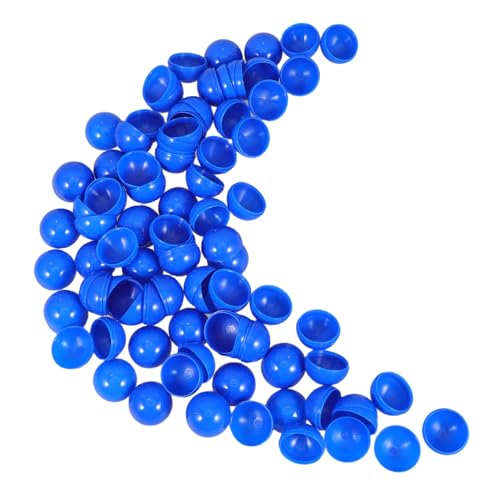 LOORGVEL 100 Stück Blaue Lotteriekugeln zum Öffnen PVC Leichte Spielbälle für Party Praktische Langlebige Raffle Balls für Veranstaltungen und Spiele von LOORGVEL
