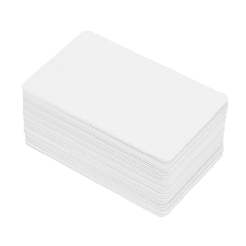 LOORGVEL 100 Stück Doppelseitige Pvc karten Blanko Beidseitig Bedruckbare Glatte Kunststoffkarten für Individuelle Visitenkarten Id karten Langlebig und Vielseitig Einsetzbar LOORGVEL 100 Stück Doppelseitige Pvc karten Blanko Beidseitig Bedruckbare Glatte Kunststoffkarten für Individuelle Visitenkarten Id karten Langlebig und Vielseitig Einsetzbar von LOORGVEL