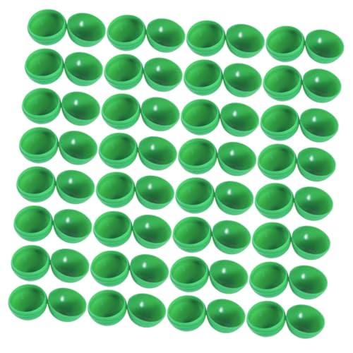 LOORGVEL 100 Stück Grüne Öffnbare Plastikkugeln Lotteriekugeln für Partyspiele und Gewinnspiele Nahtlose Kleine Raffle Bälle aus Wiederverwendbarem PVC für Aktivitäten Dekoration und von LOORGVEL