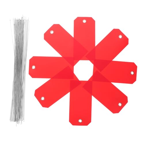 LOORGVEL 100 Stück Rote PVC Versandanhänger mit Metallöse und Draht Beschreibbare Wiederverwendbare Gepäckanhänger für Koffer Rucksack Vielseitige Organisationshilfe für Reisen und LOORGVEL 100 Stück Rote PVC Versandanhänger mit Metallöse und Draht Beschreibbare Wiederverwendbare Gepäckanhänger für Koffer Rucksack Vielseitige Organisationshilfe für Reisen und von LOORGVEL