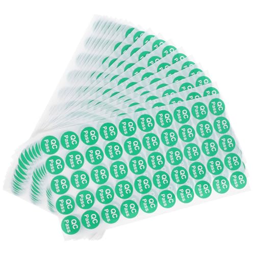 LOORGVEL 1000 Stück Rund Qc Passed Aufkleber Selbstklebend Qualitätskontrolle Etiketten Für Produktprüfung Lagerverwaltung Und Inventarmanagement LOORGVEL 1000 Stück Rund Qc Passed Aufkleber Selbstklebend Qualitätskontrolle Etiketten Für Produktprüfung Lagerverwaltung Und Inventarmanagement von LOORGVEL