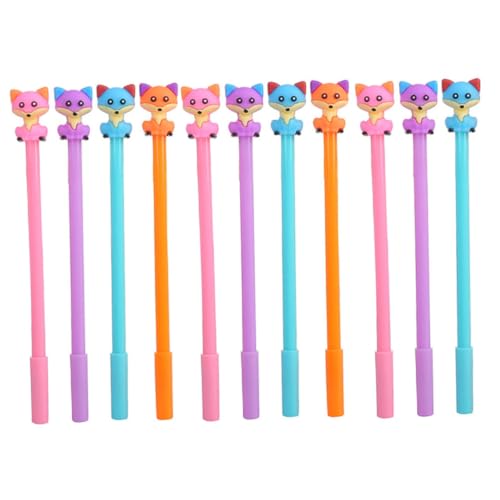 LOORGVEL 11 Stück Teiliges Gel Cartoon Gelstifte mit Schwarzer Tinte Ergonomische Kunststoff Kugelschreiber für Schüler Vielseitige Bunte Schreibstifte Praktische Niedliche Schreibgeräte LOORGVEL 11 Stück Teiliges Gel Cartoon Gelstifte mit Schwarzer Tinte Ergonomische Kunststoff Kugelschreiber für Schüler Vielseitige Bunte Schreibstifte Praktische Niedliche Schreibgeräte von LOORGVEL