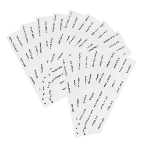 LOORGVEL 12 Blatt Teiliges Wasserdichte Transparente Aufkleber für Reisegrößen Flaschen Praktische Etiketten zum Beschriften von Shampoo Conditioner Lotion und Cremes zur Organisation von LOORGVEL 12 Blatt Teiliges Wasserdichte Transparente Aufkleber für Reisegrößen Flaschen Praktische Etiketten zum Beschriften von Shampoo Conditioner Lotion und Cremes zur Organisation von von LOORGVEL