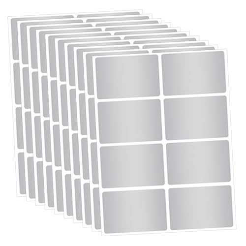 LOORGVEL 12 Blatt Wasserfeste Selbstklebende Etiketten Portable Aufkleber für Lebensmittel und Organisation Einfach zu Beschriften Vielseitig für Schule Büro Zuhause Ablösbar LOORGVEL 12 Blatt Wasserfeste Selbstklebende Etiketten Portable Aufkleber für Lebensmittel und Organisation Einfach zu Beschriften Vielseitig für Schule Büro Zuhause Ablösbar von LOORGVEL