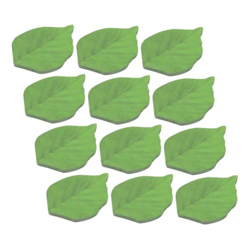 LOORGVEL 12 Packungen Teiliges Grüne Selbstklebende Haftnotizen in Blattform Kleine Memo Pads zum Beschriften Vielseitig Einsetzbar für Büro Zuhause und Schule Einfache Anwendung Glatten LOORGVEL 12 Packungen Teiliges Grüne Selbstklebende Haftnotizen in Blattform Kleine Memo Pads zum Beschriften Vielseitig Einsetzbar für Büro Zuhause und Schule Einfache Anwendung Glatten von LOORGVEL