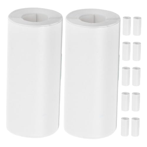 LOORGVEL 12 Rollen Selbstklebendes Thermopapier Für Tragbare Fotodrucker Sofortbildkamera Ersatzpapier Stickerpapier Für Präzises Drucken Von Fotos Text Notizen Und Etiketten von LOORGVEL