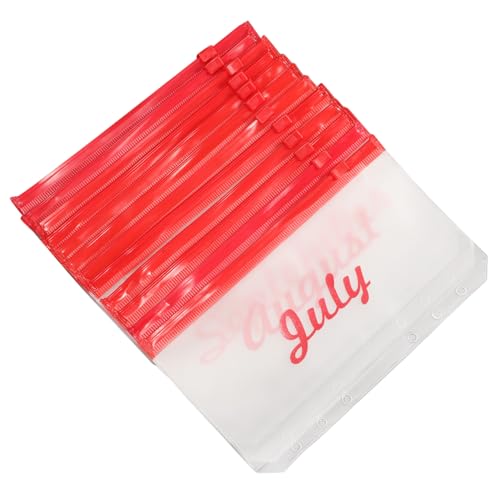 LOORGVEL 12 Stück Teiliges Budget Binder Pouches aus Stabilem PVC Design Große Kapazität für Dokumententaschen Geldordner und Notizbuch organizer für Büro Reisen und Budgetplanung LOORGVEL 12 Stück Teiliges Budget Binder Pouches aus Stabilem PVC Design Große Kapazität für Dokumententaschen Geldordner und Notizbuch organizer für Büro Reisen und Budgetplanung von LOORGVEL