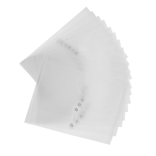 LOORGVEL 12 Stück Teiliges Dokumententaschen Transparent mit Schnurverschluss Langlebige und Leichte Aufbewahrungstaschen für Büro Schule und Zuhause zur Sicheren Organisation von Papieren LOORGVEL 12 Stück Teiliges Dokumententaschen Transparent mit Schnurverschluss Langlebige und Leichte Aufbewahrungstaschen für Büro Schule und Zuhause zur Sicheren Organisation von Papieren von LOORGVEL