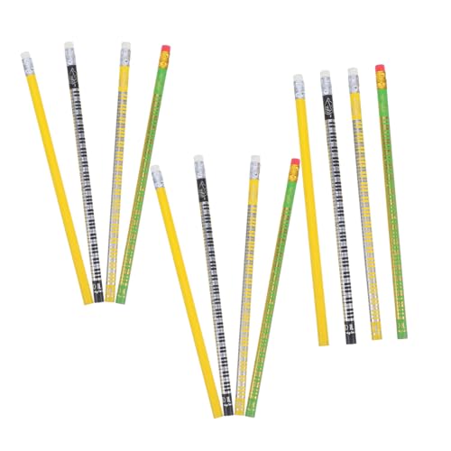 LOORGVEL 12 Stück Teiliges Holzbleistifte mit Piano tastendesign Mine Radiergummi Musikalische Schulbleistifte für Musiklehrer Schüler Party Mitgebsel und Klassenzimmer Dekoration von LOORGVEL