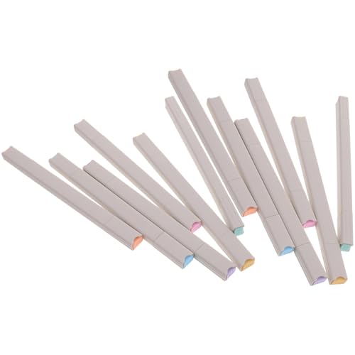 LOORGVEL 12 Stück Teiliges Kompakte Pastell textmarker Wasserbasierte Langlebige Farben Extra glattes Schreiben Praktische Kleine Marker für Studium Büro und Tägliche Notizen von LOORGVEL