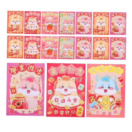LOORGVEL 120 Stück Karton Pferde Geldumschläge Chinesisches Neujahr Rote Umschläge Traditionelle Frühlingsfest Hongbao Glücksgeldumschläge Für Partygeschenke LOORGVEL 120 Stück Karton Pferde Geldumschläge Chinesisches Neujahr Rote Umschläge Traditionelle Frühlingsfest Hongbao Glücksgeldumschläge Für Partygeschenke von LOORGVEL