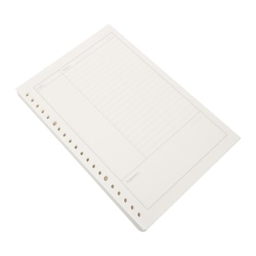 LOORGVEL 150 Stück Nachfüllpapier für Lose Einlagen Flexibles Liniertes Notizbuch ersatzpapier Glattes Schreibpapier für Schule und Büro Kompatibel mit Spiral Ringbuch Vielseitig LOORGVEL 150 Stück Nachfüllpapier für Lose Einlagen Flexibles Liniertes Notizbuch ersatzpapier Glattes Schreibpapier für Schule und Büro Kompatibel mit Spiral Ringbuch Vielseitig von LOORGVEL