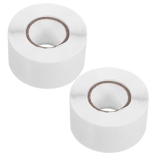 LOORGVEL 2 Rollen Transparente Runde Aufkleber Selbstklebend für Geschenkverpackung Umschlagversiegelung und Einzelhandel Verpackung LOORGVEL 2 Rollen Transparente Runde Aufkleber Selbstklebend für Geschenkverpackung Umschlagversiegelung und Einzelhandel Verpackung von LOORGVEL
