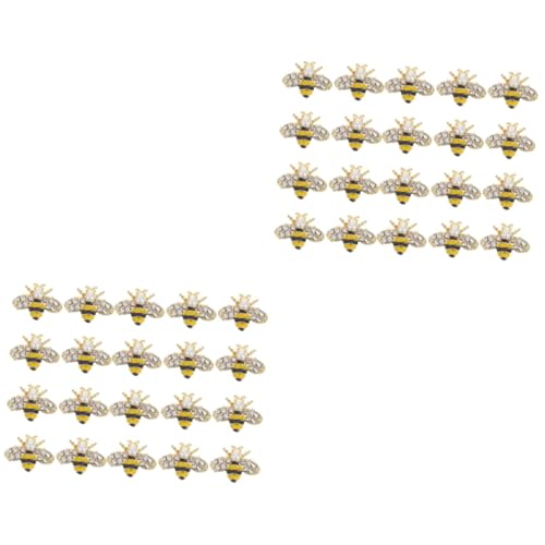 LOORGVEL 2 Sätze Bienen Nagelschmuck Teiliges Aus Legierung Kreative Nageldekoration Für Diy Maniküre Design Für Nail Stück * 2 LOORGVEL 2 Sätze Bienen Nagelschmuck Teiliges Aus Legierung Kreative Nageldekoration Für Diy Maniküre Design Für Nail Stück * 2 von LOORGVEL