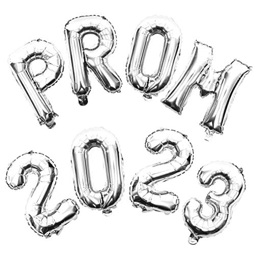 LOORGVEL 2 Sätze Graduation Party Luftballons Prom Silber Folienballons Leichte Dekoration für Innen und Außen Senior Year Ballon für Abschlussfeier und Fotohintergrund LOORGVEL 2 Sätze Graduation Party Luftballons Prom Silber Folienballons Leichte Dekoration für Innen und Außen Senior Year Ballon für Abschlussfeier und Fotohintergrund von LOORGVEL