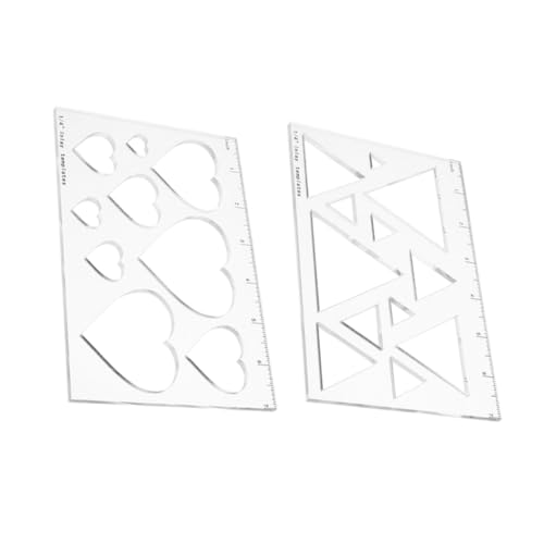 LOORGVEL 2 Stück Acryl-fräser-inlay-vorlagen: Präzise Schneideführungsbrett-vorlagen Für Die Holzbearbeitung – Holzfräser-anleitung Für Heimwerker Und Profis LOORGVEL 2 Stück Acryl-fräser-inlay-vorlagen: Präzise Schneideführungsbrett-vorlagen Für Die Holzbearbeitung – Holzfräser-anleitung Für Heimwerker Und Profis von LOORGVEL