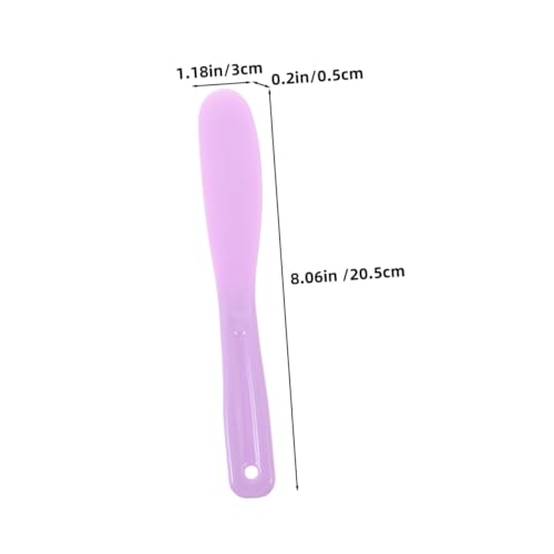 LOORGVEL 2 Stück Teiliges flexibles Rührstäbchen für Epoxidharz DIY Wiederverwendbar Sicher für Schmuckherstellung und Gießmaterialien Lila Praktische Misch Rührhilfe Wiederverwendbar von LOORGVEL